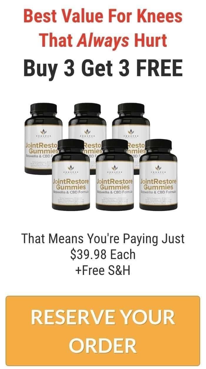 Joint restore gummies 6 bottles
